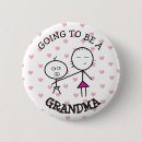 Recherche de maman à être badges Grand-mère