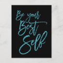 Recherche de bien être cartes postales Motivation