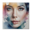 Recherche de portraits femelles carreaux Femme