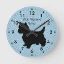 Recherche de westies horloges Silhouette