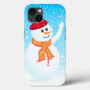 Recherche de bonhomme de neige heureux iphone coques Hiver