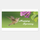 Recherche de colibri rectangles autocollants Nature