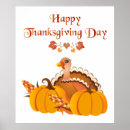 Recherche de dinde de thanksgiving posters Citrouille