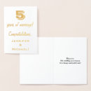 Recherche de 5ème anniversaire de mariage cartes Cinquième