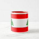 Recherche de drapeau du liban tasses Pays