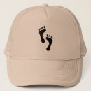 Recherche de empreinte de pas casquettes Pieds