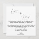 Recherche de cérémonie privée invitations Moderne