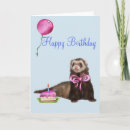 Recherche de furet vœux cartes D'anniversaire