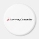 Recherche de de conscience de cancer refrigérateur magnets Survivant