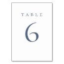 Recherche de mariage table cartes Bleu poussiéreux