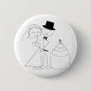 Recherche de gâteau de mariage badges Mariée