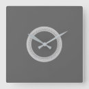 Recherche de gris foncé horloges Élégant