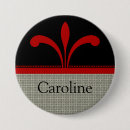 Recherche de rouge foncé badges Floral