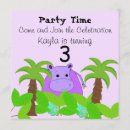 Recherche de hippopotame invitations Jungle