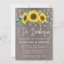 Recherche de partie de de barbecue fiançailles invitations Bois rustique