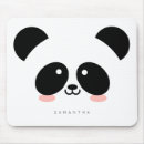 Recherche de panda kawaii tapis souris Noir et blanc