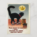 Recherche de lune vintage cartes postales Rétro