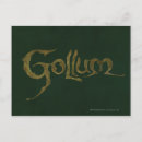 Recherche de gollum cartes postales Middle earth
