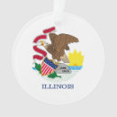 Recherche de illinois ornements Drapeau