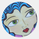 Recherche de art de bruit autocollants Bleu