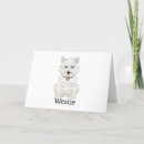 Recherche de westies mignons vœux cartes Chien mignon