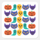 Recherche de motif halloween autocollants Citrouille