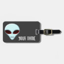 Recherche de extraterrestre bagages étiquettes Alien