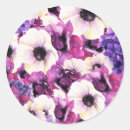 Recherche de fleurs de pensée autocollants Violet