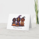 Recherche de dachshund cartes halloween Chiot