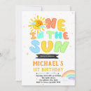 Recherche de amusement au soleil invitations D'anniversaire