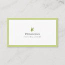 Recherche de nourriture naturelle cartes visite Vert