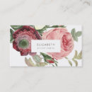 Recherche de fleur rouge cartes visite Maquillage