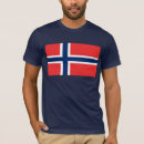 Recherche de drapeau de la norvège tshirts Pays