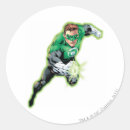 Recherche de style comique autocollants Lanterne verte
