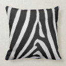 Recherche de rayures zèbre coussins Motif