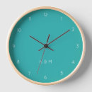 Recherche de cyan horloges Minimaliste