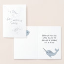 Recherche de narwhal vœux cartes Capricieux