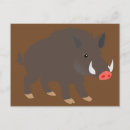 Recherche de porc sauvage cartes postales Sanglier