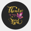 Recherche de comédien autocollants Comédien de théâtre