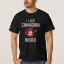 Recherche de castor canadien tshirts Drapeau