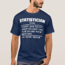 Recherche de statisticien tshirts Analyse des données