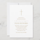 Recherche de christian invitations Croix d'or
