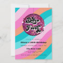 Recherche de disco rose invitations Rétro