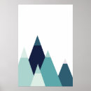 Recherche de montagnes art Bleu