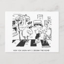 Recherche de piéton cartes postales Trafic