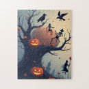 Recherche de sinistre puzzles Halloween