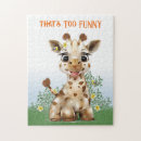 Recherche de girafffes puzzles Drôle