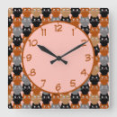 Recherche de félin horloges Mignon