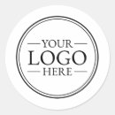 Recherche de votre logo ici autocollants Professionnel