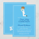 Recherche de croix brune 13x18 invitations Garçon